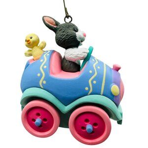 Hallmark Keepsake Here Comes Easter Series Ornament Vintage w/ Box Egg Car